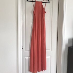 Brand New peachy maxi dress